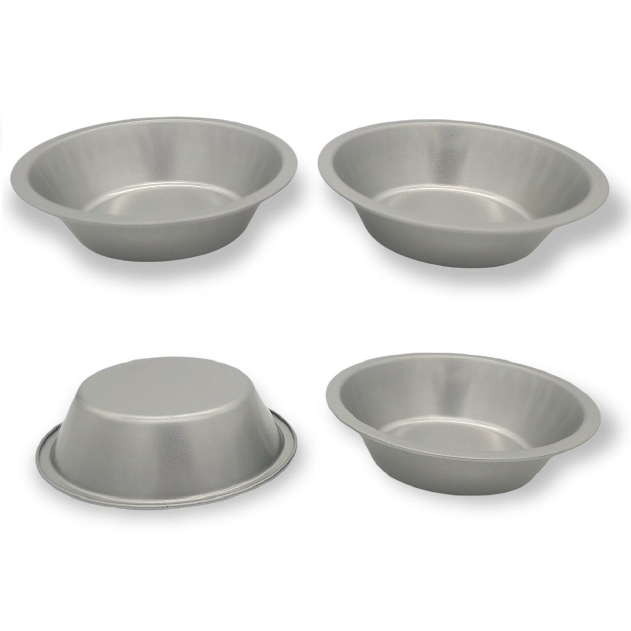 Handy Housewares 5 Tin Non-Stick Mini Pie Pans Set of 4 - Great for  Desserts, Fruit Pies, Pot Pies and Quiches